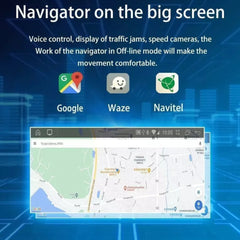 13,6 "Qualcomm pour Toyota 4Runner 2009-2020 autoradio stéréo Carplay mise à niveau écran de style Tesla Android Auto GPS Navigation lecteur multimédia