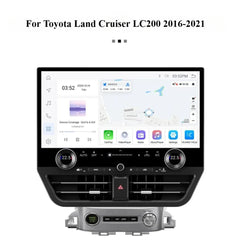 19.8" For 2016-2021 Toyota Land Cruiser LC200 Android Navigation Screen Car Radio Multimedia Player Qualcomm Octa-core 360° Panoramic All-in-One Unit