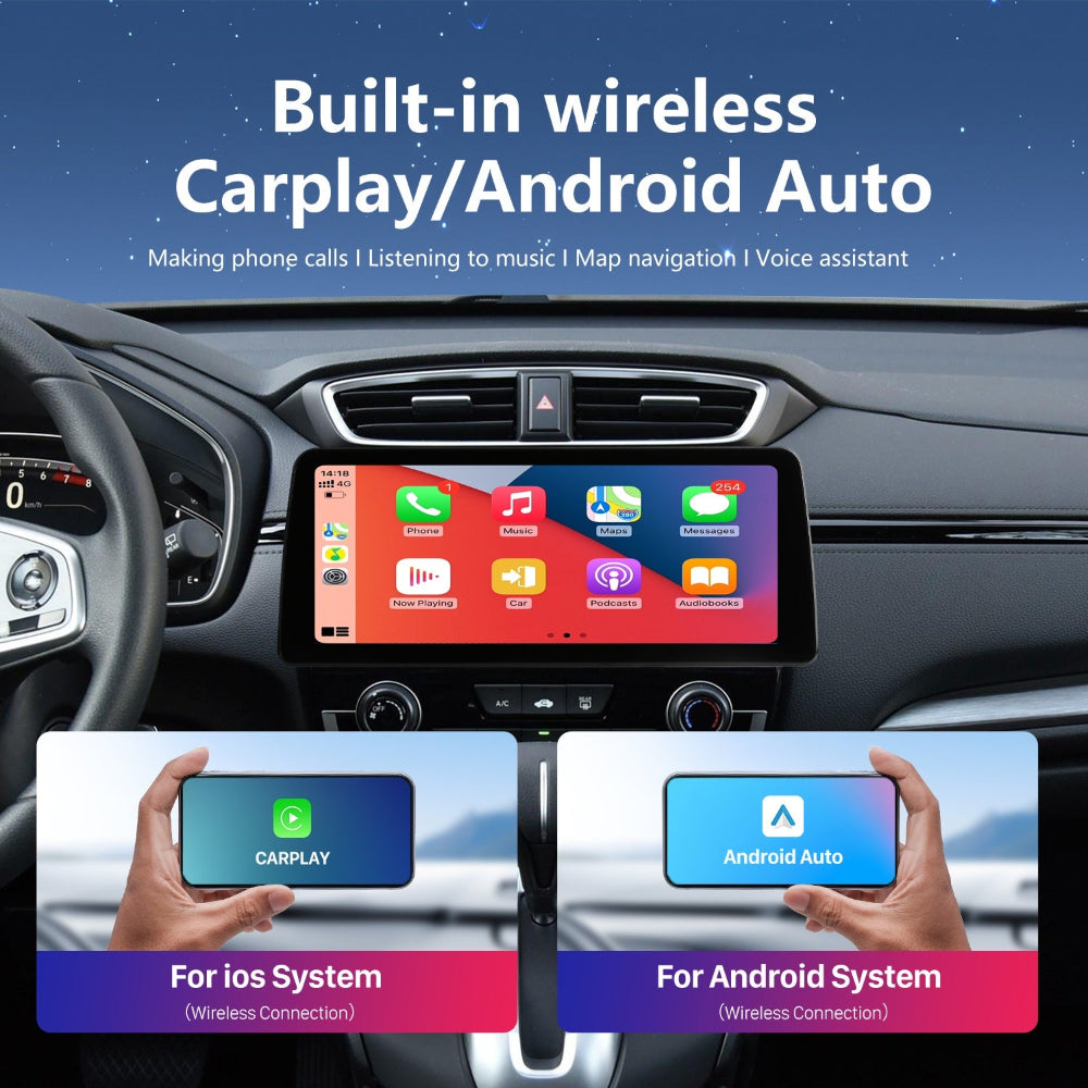 12.3 inch For Honda CR-V CRV 2017-2022 Infotainment Navigation System Car Multimedia Touch Screen Head Unit Android Car Radio GPS