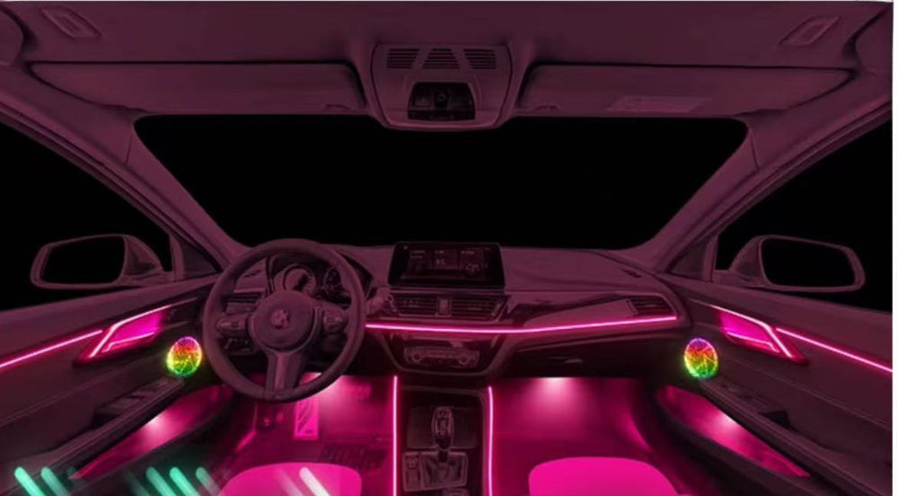 64 Colors Dynamic Ambient Lighting for BMW 1 Series 2016-2023 Interior Lighting Upgrade Accessories Carputech