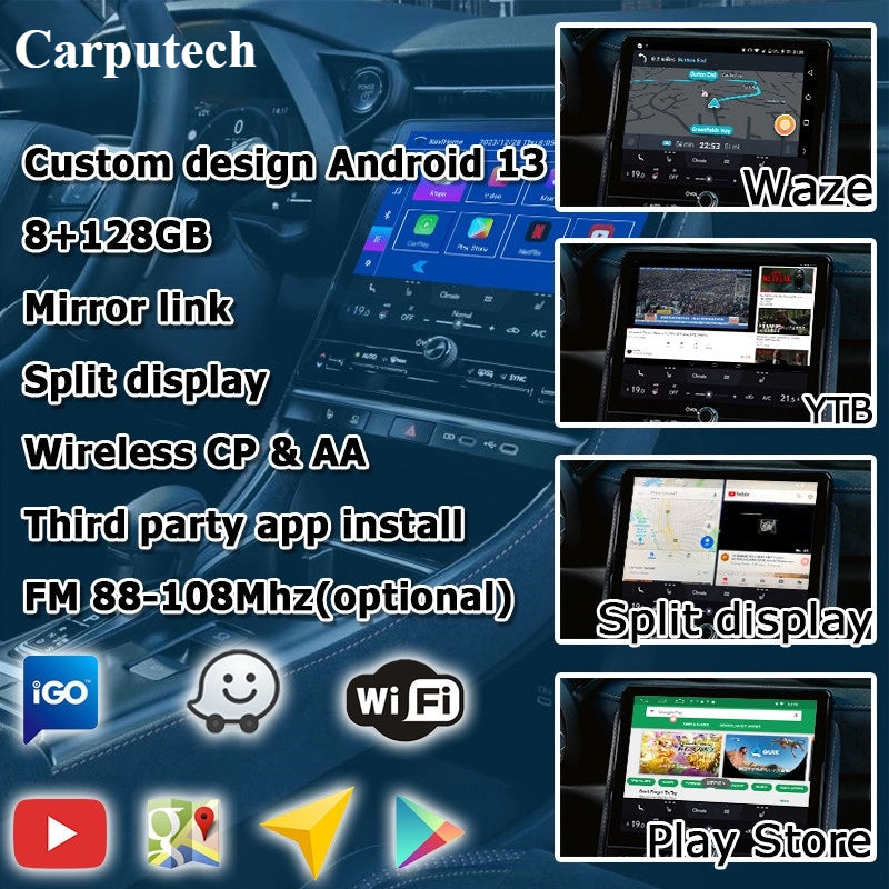 Lexus LBX 2023 to present Android13 base Navigation Video Interface box Apple CarPlay & Android Auto Upgrade Module