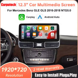 For Mercedes Benz GLE GLS 2016-2018 Linux Car Radio Multimedia Touch Screen Head Unit Wireless Apple CarPlay Android Auto - Carputech