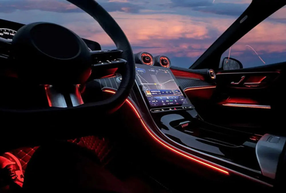 Full Set 64 Colors Car Interior LED Lighting Car Ambient Lighting
