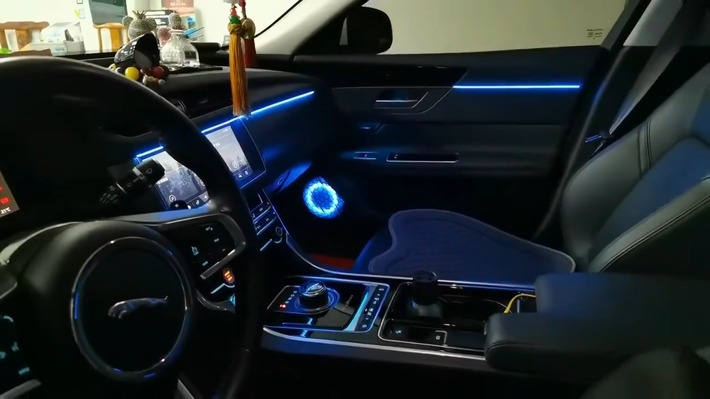 For Jaguar XF / XE 2016-2024 Symphony Car Interior Ambient Lighting 64 Color Trim Decoration Accessories