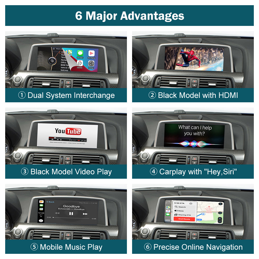 BMW Series 6 2009-2019 | Apple Carplay & Android Auto Module