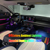 Upgrade Symphony LED Car Interior Ambient Lighting for Hyundai Sonata 2023 - 2024 Decoration Accessories