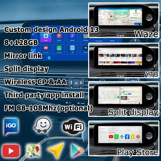 Lexus LS Android13 base Navigation Video Interface box Apple CarPlay & Android Auto Upgrade Module