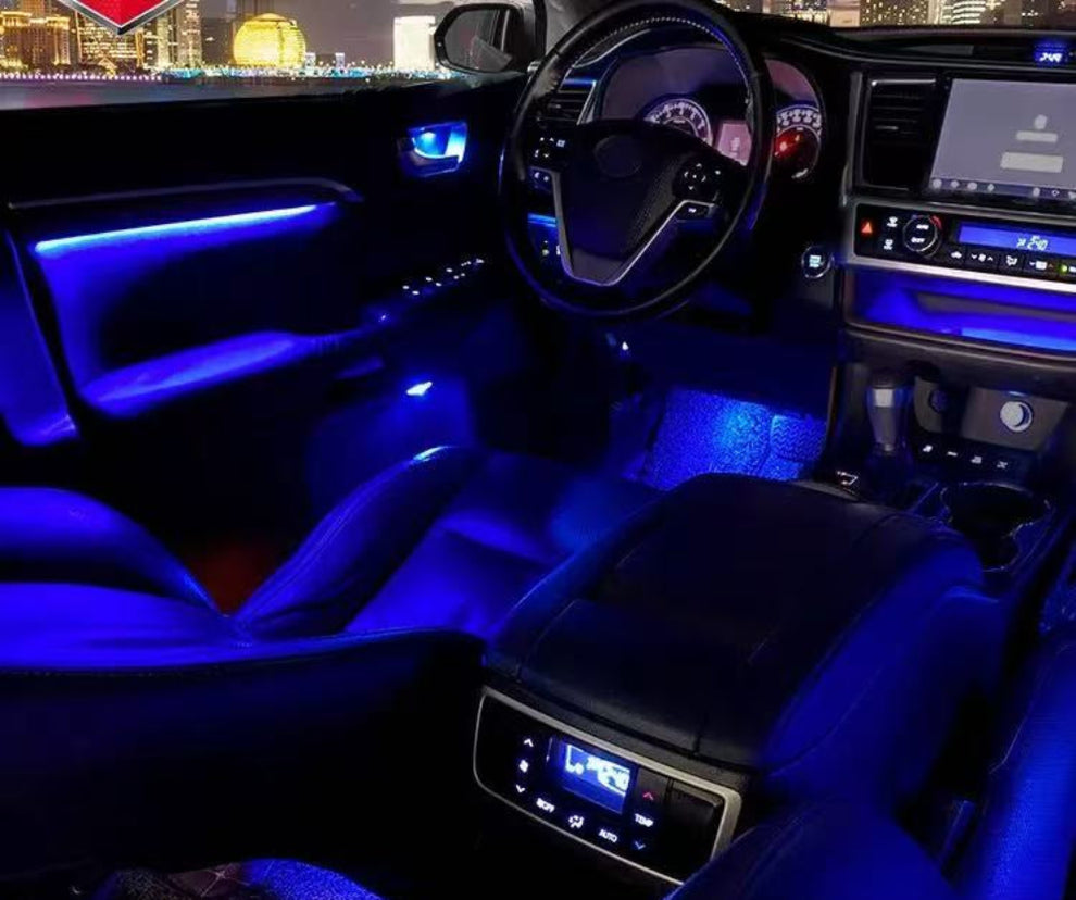 64 Colors Ambient Lighting Upgrade Kit for Toyota Highlander 2015 - 20 ...