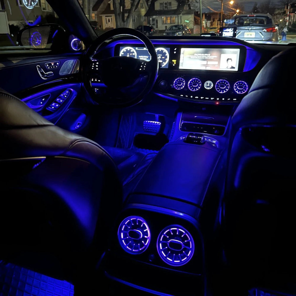 Full Set 64 Colors Ambient Light Kit for Mercedes Benz S-Class W222 2014-2020