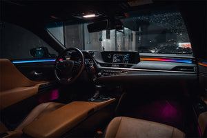 Dynamic Ambient Lighting for LEXUS ES 2018 - 2024 Interior LED Lighting Upgrade Trim Panel Accessories Kit Carputech