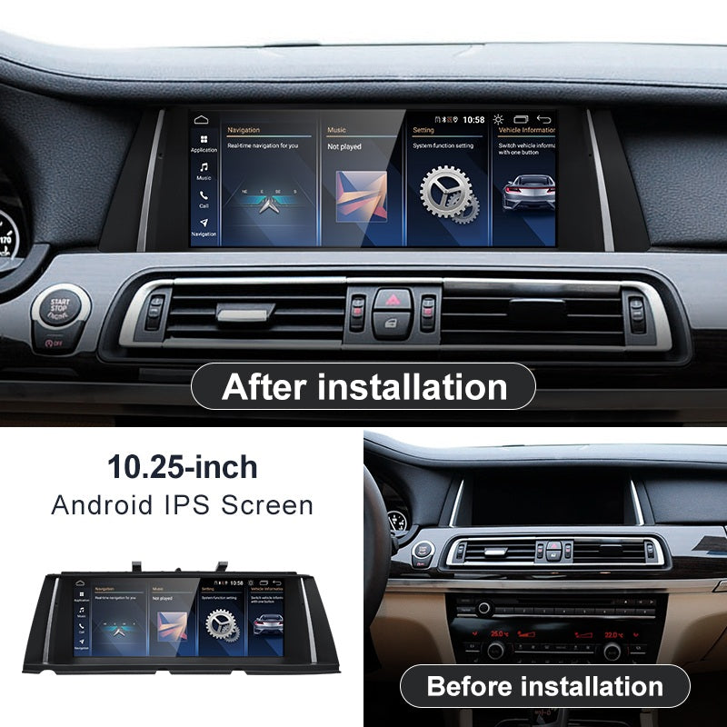 10.25 inch For BMW 7 Series F01 F02 03 04 Infotainment Navigation System Car Multimedia Touch Screen Head Unit Android14 Car Radio GPS
