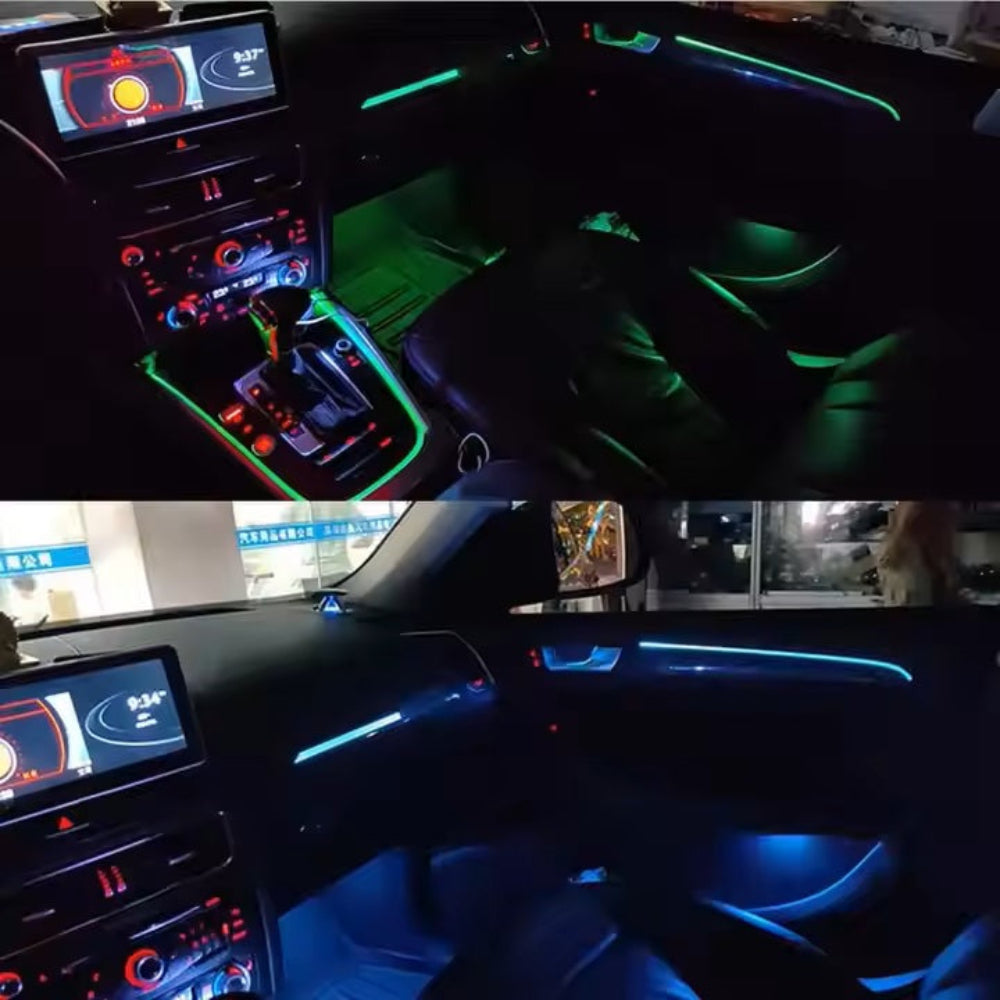 Upgrade 256 Colors Led Car Interior Ambient Lighting Decoration for Audi A5 S5 B8 2009-2016 Atmosphere Strip Accessories