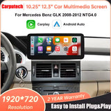 For Mercedes Benz GLK 2008-2012 Linux Car Radio Multimedia Touch Screen Head Unit Wireless Apple CarPlay Android Auto - Carputech