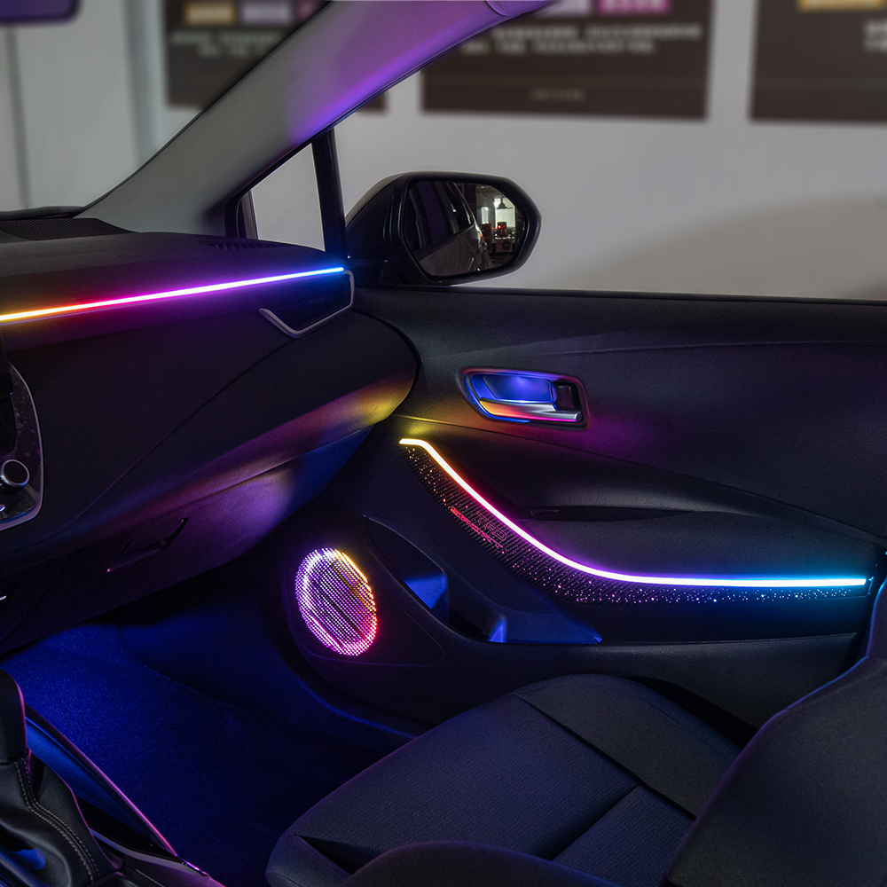 For Toyota Corolla 2019-2024 64 Color Symphony Car Interior Ambient Lighting Trim Decoration Accessories