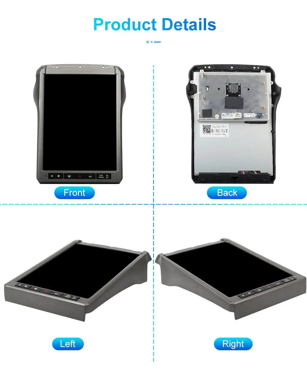 Tesla Style ANDROID PX6 12.1 Inch Car Radio GPS Navigation ANDROID Head Unit for Ford F250 F350 F450 F650 SUPER DUTY 2009+CAR MULT Carputech