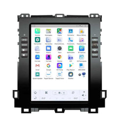 Autoradio 10,4" Qualcomm pour Toyota Prado 2002-2009, stéréo, Carplay, mise à niveau, écran de style Tesla, Android Auto, navigation GPS, lecteur multimédia