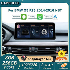 Android 13 Android Touch Screen For BMW X5 X6 CCC CIC NBT | Wireless Apple Carplay & Android Auto | Original Style Car Radio Screen