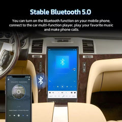 Autoradio 13,6" Qualcomm pour Cadillac Escalade 2006-2015, stéréo, Carplay, mise à niveau, écran de style Tesla, Android Auto, navigation GPS, lecteur multimédia