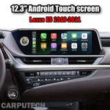 12.3'' For Lexus ES 2018-2021 Android Screen Infotainment Navigation System Car Multimedia Touch Screen Head Unit Car Radio GPS Dual System