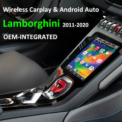 Lamborghini Huracan Aventador avec mise à niveau Mmi3g sans fil Apple Carplay et Android Auto sans fil 
