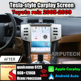 12.1" For Toyota Reiz 2005-2009 Car Radio Headunit Stereo Carplay Upgrade Tesla Style Screen Android Auto GPS Navigation Multimedia Player Carputech