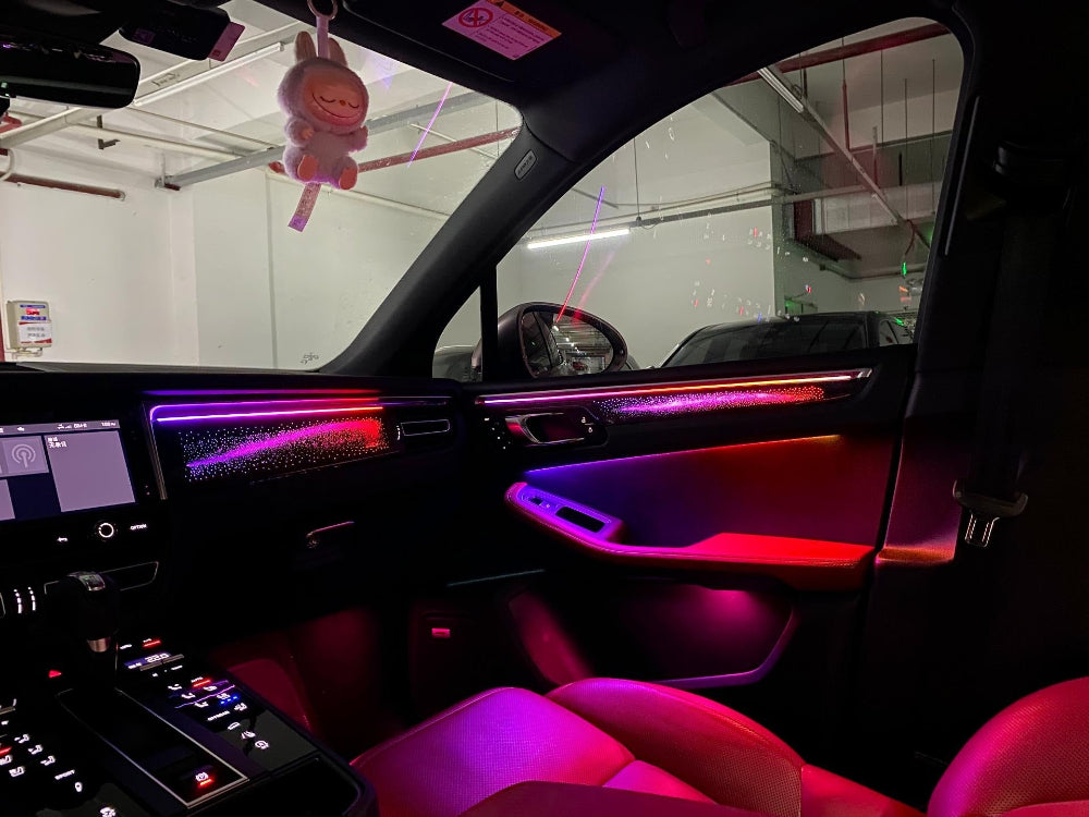 Dynamic Ambient Light for Porsche Macan 2018-2025 Interior LED Lighting Upgrade Trim Panel Atmosphere Accessories Carputech