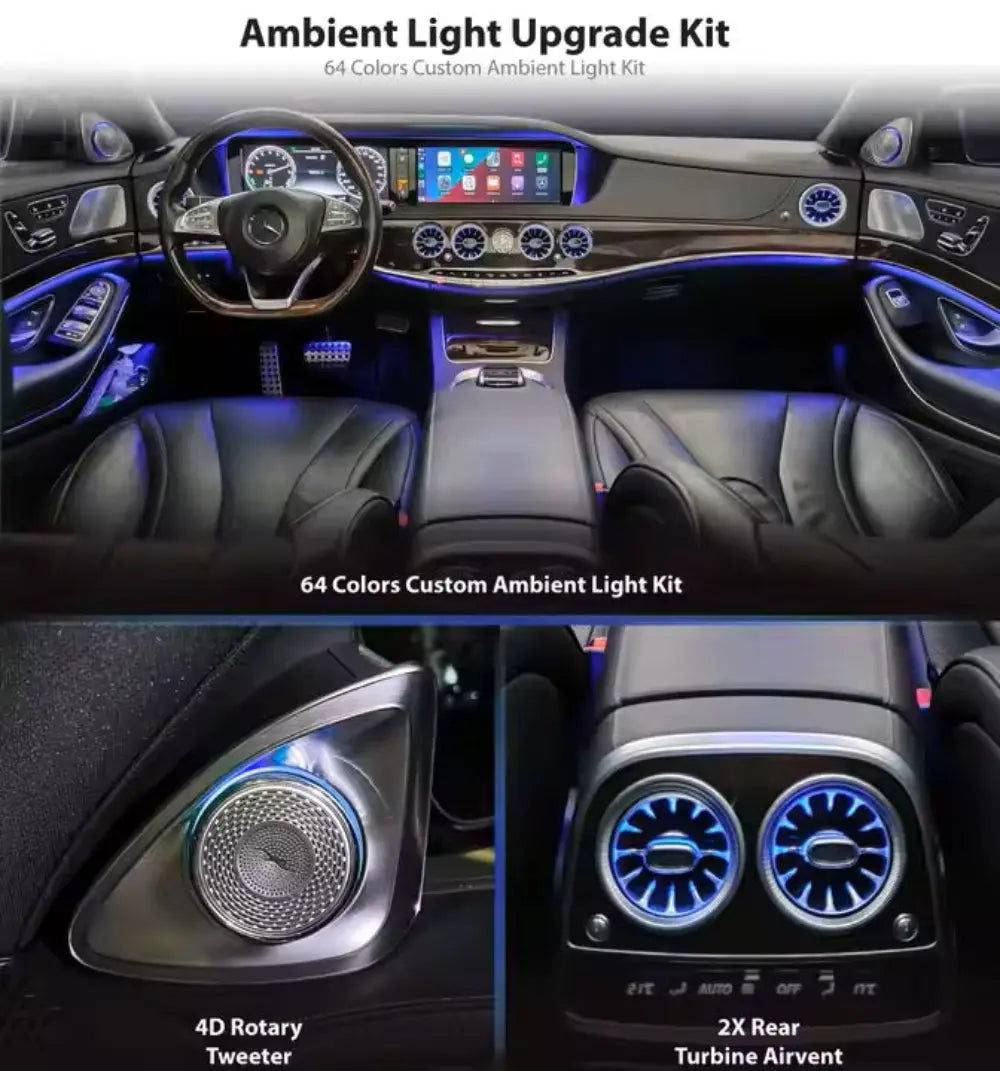 Mercedes-Benz Collection ベンツLEDトーチ　M3009 Full Set 64 Colors Ambient Lighting Kit for Mercedes Benz S-Class