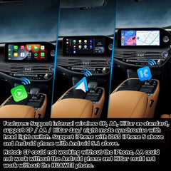 Lexus LS Android13 base Navigation Video Interface box Apple CarPlay & Android Auto Upgrade Module