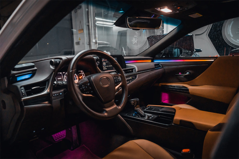 Dynamic Ambient Lighting for LEXUS ES 2018 - 2024 Interior LED Lighting Upgrade Trim Panel Accessories Kit Carputech