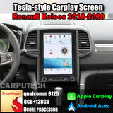 10.4" For Renault Koleos 2016-2020 Car Radio Headunit Stereo Carplay Upgrade Tesla Style Screen Android Auto GPS Navigation Multimedia Player Carputech