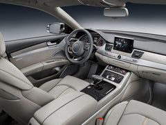 Autoradio Android13 für Audi A8 2011-2017 Auto-Audio-GPS-Navigation Multimedia-Player IPS-Bildschirm 4G Head Unit Carplay DSP mit Flip-Out/In-Funktionalität 