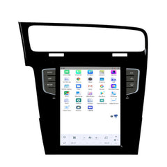 Autoradio 10,4" pour Volkswagen VW Golf 2013-2019, unité centrale stéréo Carplay, mise à niveau, écran de style Tesla, Android Auto, navigation GPS, lecteur multimédia