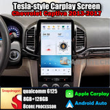 13.6" Qualcomm For Chevrolet Captiva 2013-2017 Car Radio Stereo Carplay Upgrade Tesla Style Screen Android Auto GPS Navigation Multimedia Player Carputech