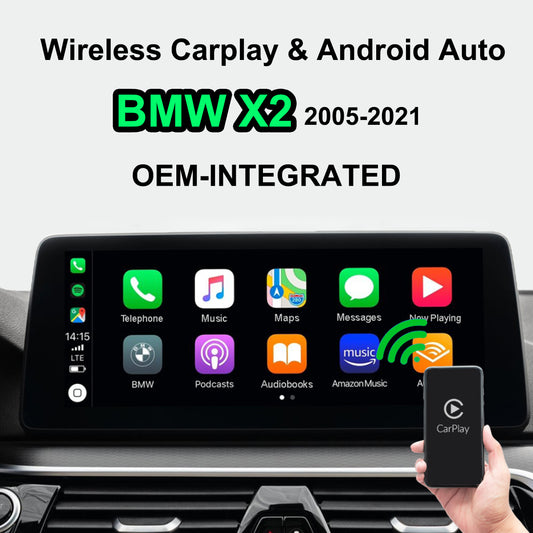 BMW X2 2005-2021 | Module Apple Carplay et Android Auto 