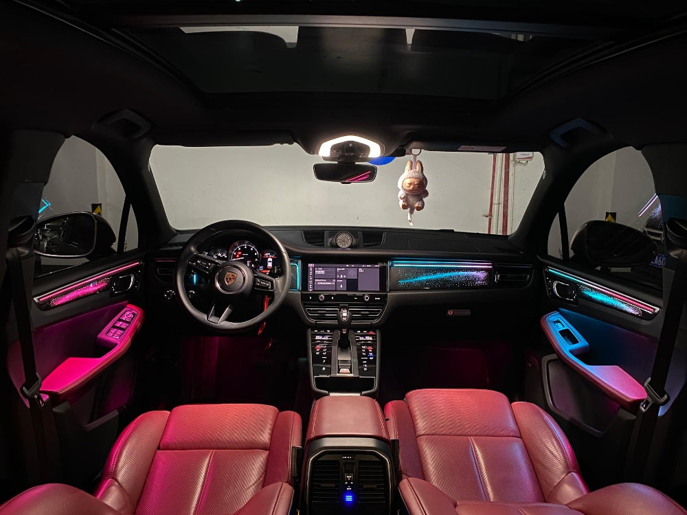 Dynamic Ambient Light for Porsche Macan 2018-2025 Interior LED Lighting Upgrade Trim Panel Atmosphere Accessories Carputech