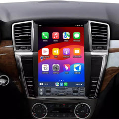 12.1" Qualcomm For Mercedes Benz ML GL W166 X166 2012-2015 Car Radio Stereo Carplay Upgrade Tesla Style Screen Android Auto GPS Navigation Multimedia Player