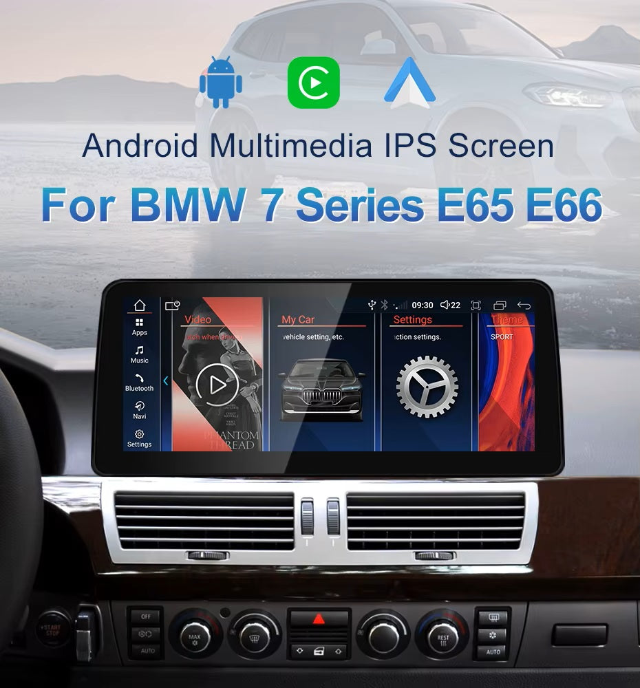 New Android 14 12.3 inches For BMW 7 Series E65 E66 GPS Navigation New Android 14 12.3 inches For BMW 7 Series E65 E66 GPS Navigation