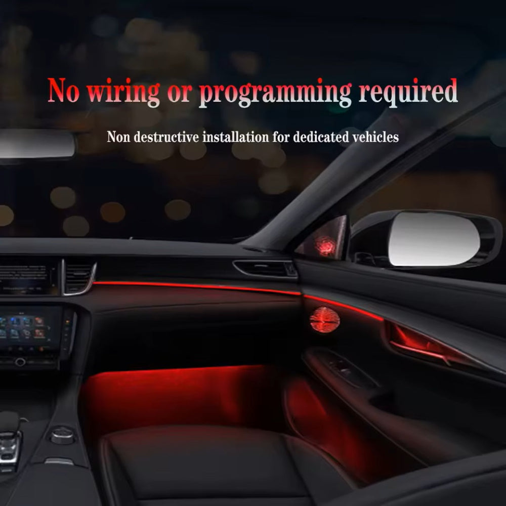 Car Ambient Lighting Led Upgrade Interior Ambient Lighting for Infiniti QX50 2018-2024 Carputech