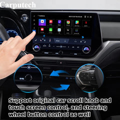 Lexus TX TX550h+ TX350 TX500h Android13 base Navigation Video Interface box Apple CarPlay & Android Auto Upgrade Module