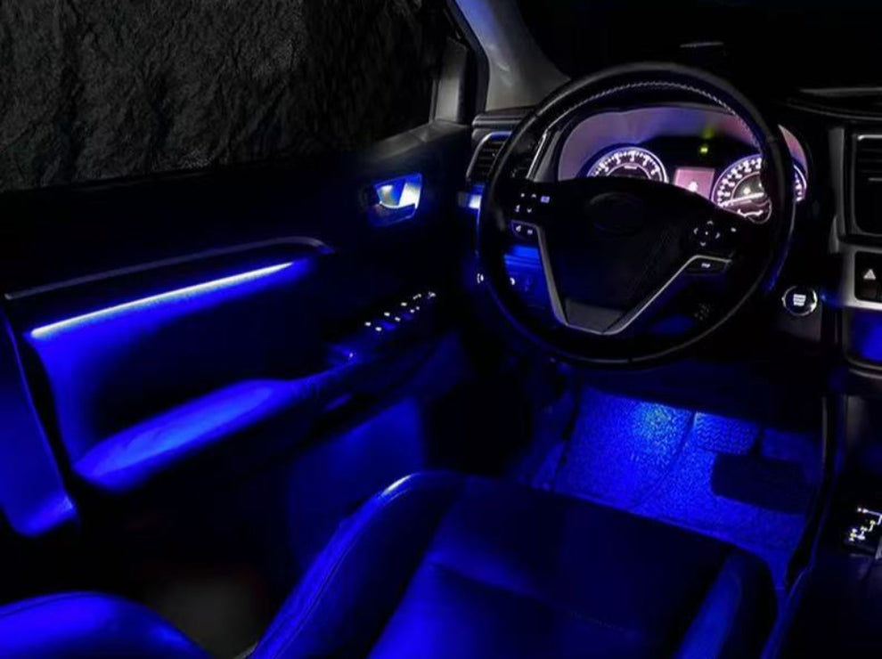 64 Colors Ambient Lighting Upgrade Kit for Toyota Highlander 2015 - 20 ...