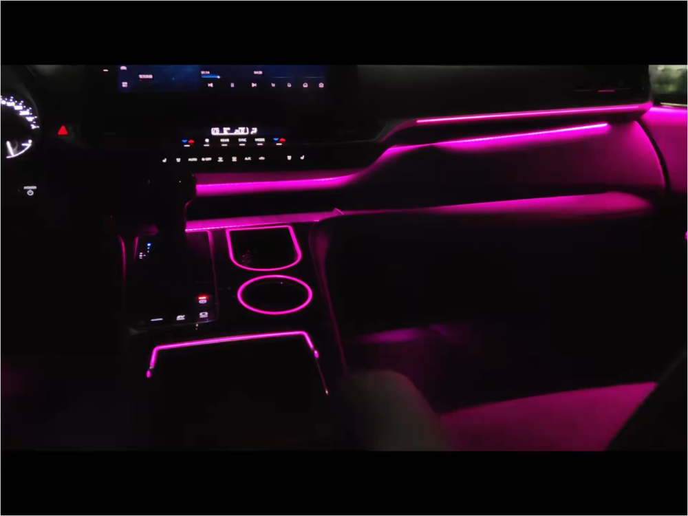 Upgrade Symphony Led Car Interior Ambient Lighting for Toyota Sienna 2021-2024 Strip Decoration Accessories Carputech