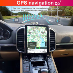 Autoradio 10,4" Qualcomm pour Porsche Cayenne 2011-2018, stéréo, Carplay, mise à niveau, écran de style Tesla, Android Auto, navigation GPS, lecteur multimédia