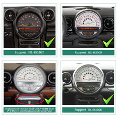 8" für Mini Countryman 2011-2024 Autoradio Stereo Carplay Upgrade-Bildschirm Android Auto GPS Navigation Multimedia Player