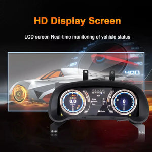 12.3" LCD Digital Dashboard Cluster For Lexus RX 2016-2021 Car Panel Speedometer Virtual Cockpit Carputech