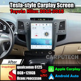 12.1" For Toyota Hilux 2012-2015 Car Radio Stereo Carplay Upgrade Tesla Style Screen Android Auto GPS Navigation Multimedia Player Carputech