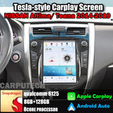 10.4" For NISSAN Altima/ Teana 2014-2019 Car Radio Headunit Stereo Carplay Upgrade Tesla Style Screen Android Auto GPS Navigation Multimedia Player Carputech