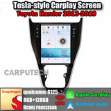 12.1" For Toyota Harrier 2013-2019 Car Radio Stereo Carplay Upgrade Tesla Style Screen Android Auto GPS Navigation Multimedia Player Carputech