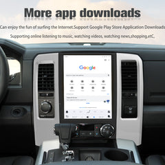 12.1" Qualcomm pour Dodge RAM 1500 2500 3500 2008-2012 Autoradio Stéréo Carplay Mise à Niveau Écran Style Tesla Android Auto Navigation GPS Lecteur Multimédia