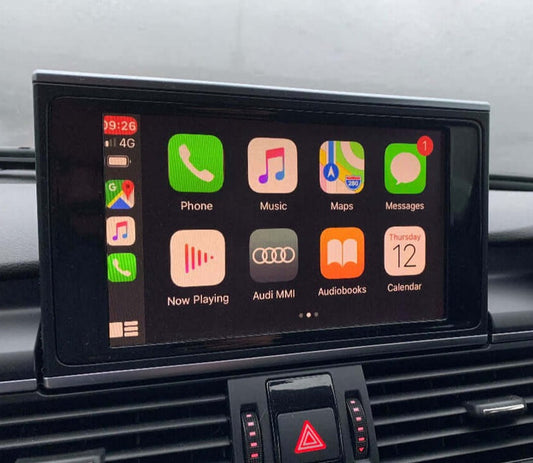 Wireless Android Auto Interface for Audi A6 2009-2018 With Apple CarPlay AirPlay Mirror Link Car Play Function