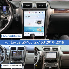 15" Qualcomm für LEXUS GX460 2010-2021 Autoradio Stereo Carplay Upgrade Tesla Style Bildschirm Android Auto GPS Navigation Multimedia Player